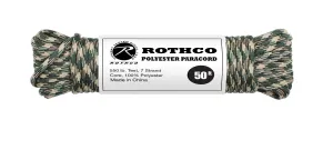 550lb Type III Camo Polyester Paracord