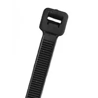 5.9" Cable Ties, 40 LB, Black, 100 pack