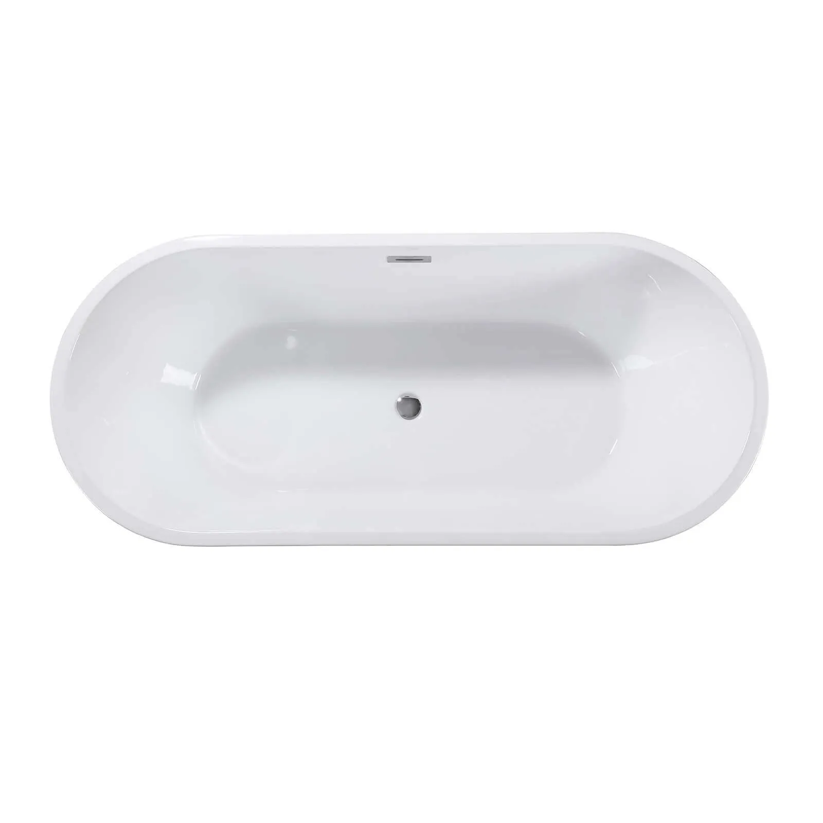 59" Non-Porous Acrylic Bathtub