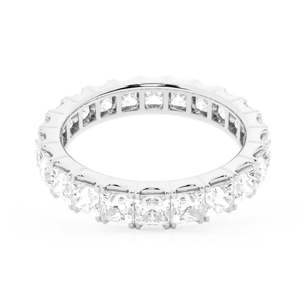 5ctw. Princess Cut Moissanite Eternity Band