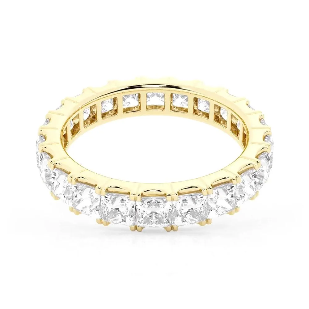 5ctw. Princess Cut Moissanite Eternity Band