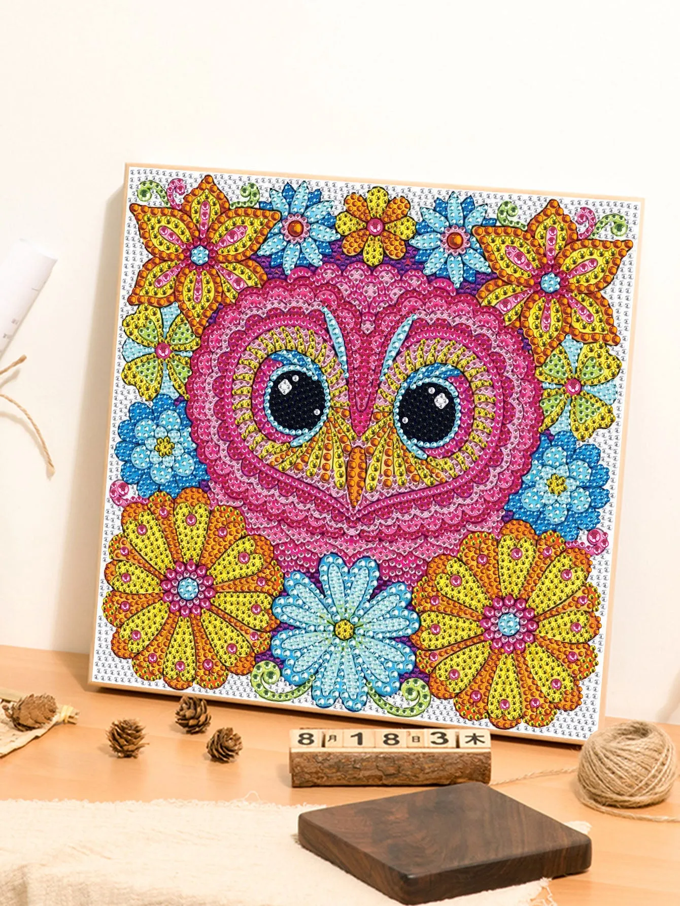 5D DIY Special-Shaped Drill-Owl 30*30CM