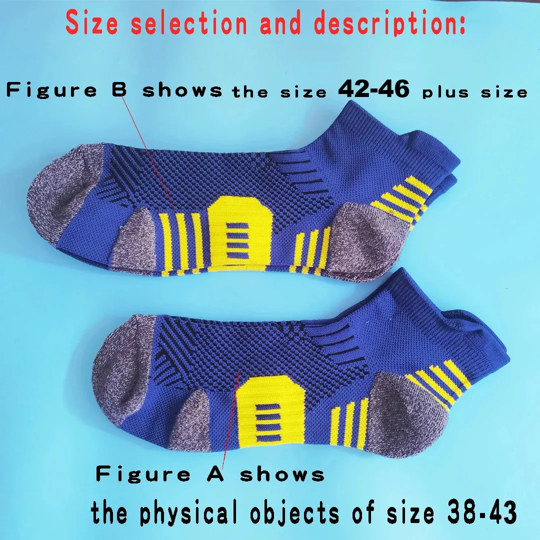 5Pairs Men Ankle Quick Dry Sports Running Socks