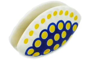 5" Napkin Holder - Yellow Dots