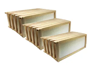 6 1/4" Medium Wood Frame, White Foundation - 57 Pack ($3.64 ea.)