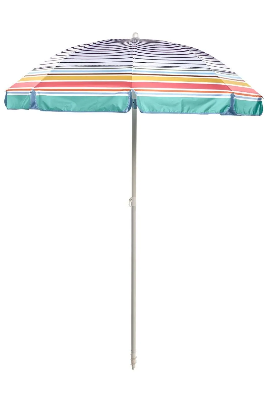 6 Foot Intego Beach Umbrella | Multicolor