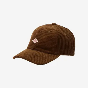 6-Panel Corduroy Cap - Deep Orange