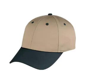 6 Panel Low Crown Cotton Twill Baseball Snap Closure Hats Caps Solid Two Tone Colors