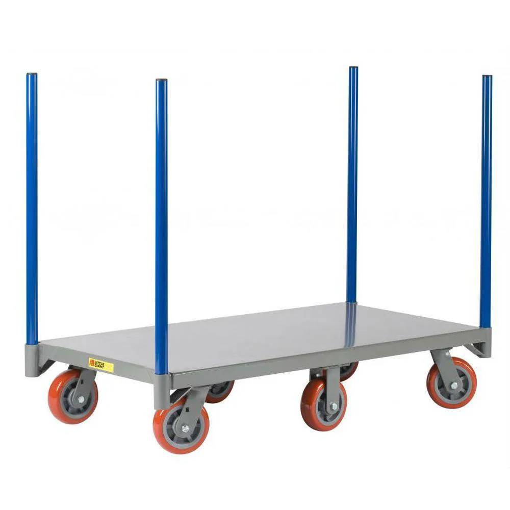 6-Wheel Pipe Stake Truck (Polyurethane Wheels)