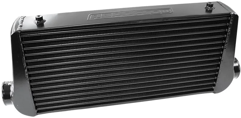 600x300x76mm Street Series Aluminium Intercooler, Black Finish AF90-1000BLK