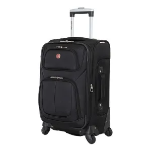 6283 21" Expandable Carry-On Spinner Black