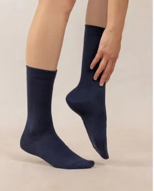 6488 Wool And Silk Jersey Socks Ink