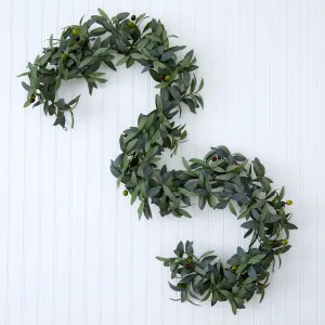 6.5’ Olive Artificial Garland