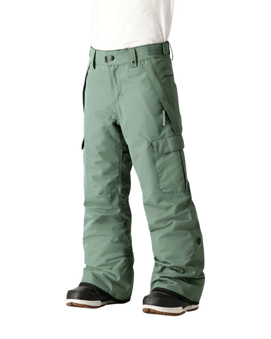 686 Kids' Infinity Cargo Insulated Pant Cypress Green 2025