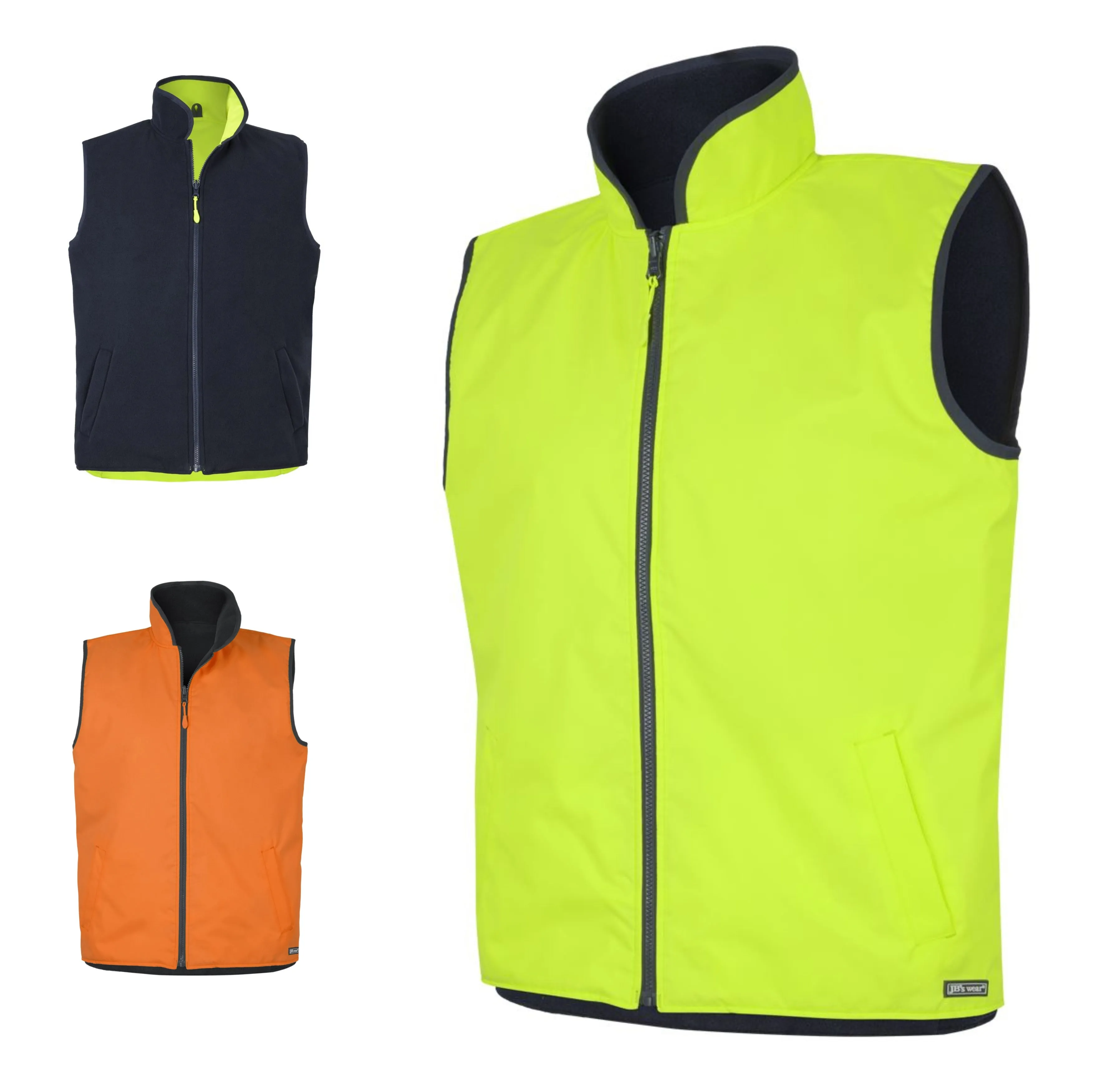 6HRV JB'S HI VIS 4602.1 REVERSIBLE VEST