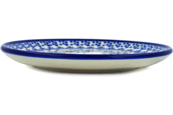 6" Bread Plate - Aster Dots