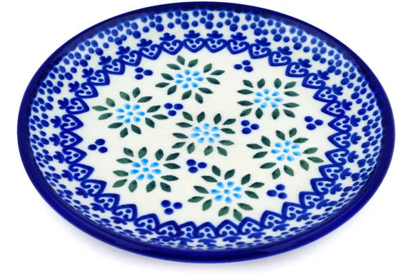 6" Bread Plate - Aster Dots