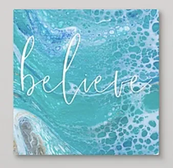 6x6 Mini Inspirational Canvases