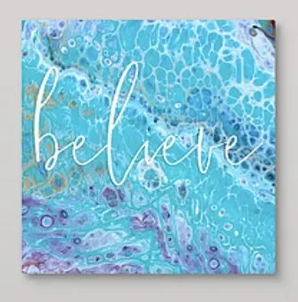 6x6 Mini Inspirational Canvases