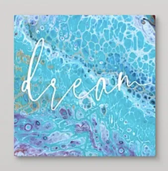 6x6 Mini Inspirational Canvases