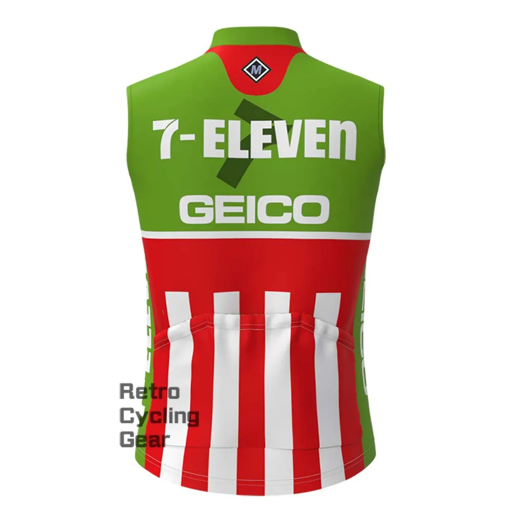 7-ELEVEN Green Retro Cycling Vest