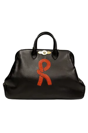 7 images Roberta di Camerino Black Leather Doctor Bag