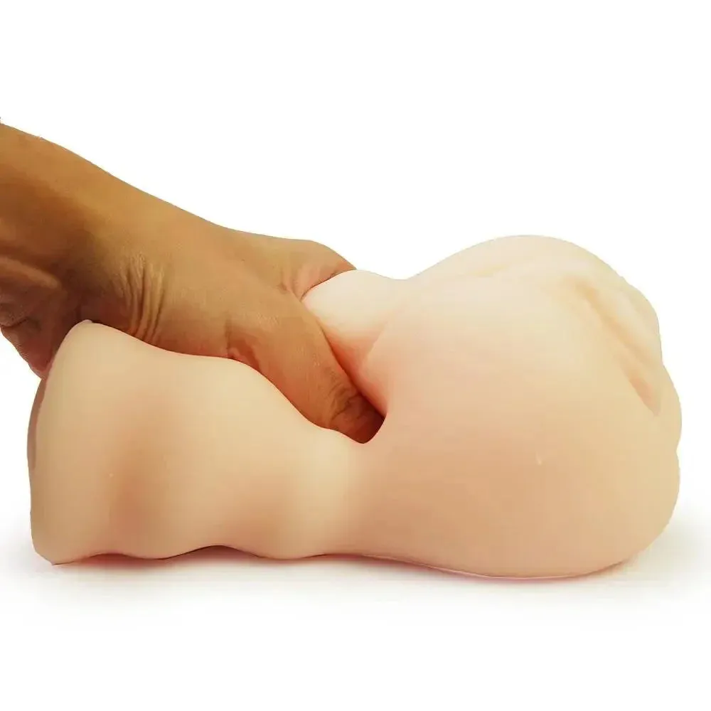 7-inch Utensil Race Flesh Pink Stretchy Realistic Vagina Masturbator