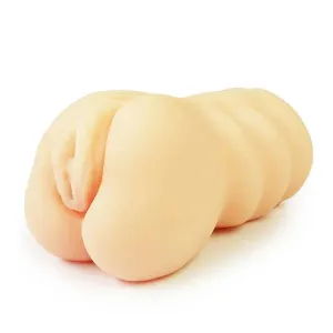 7-inch Utensil Race Flesh Pink Stretchy Realistic Vagina Masturbator