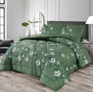 7 Pcs Quilted Comforter Set 341