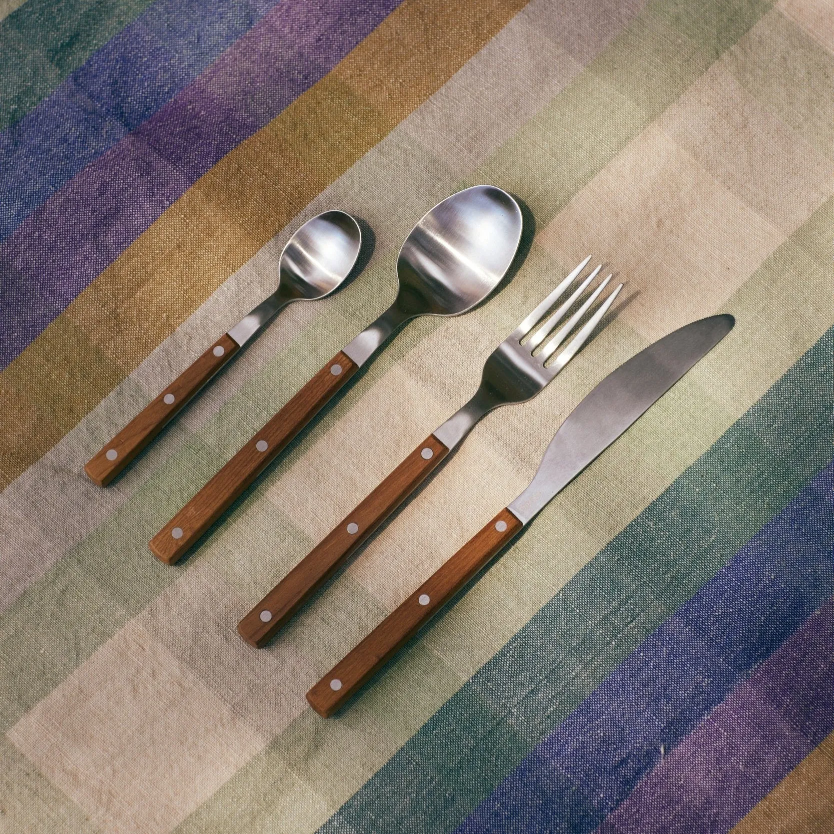 70s Cutlery Wooden