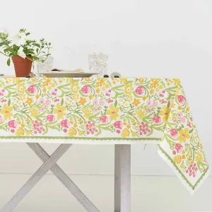 70's Flower Tablecloth 60"x120"