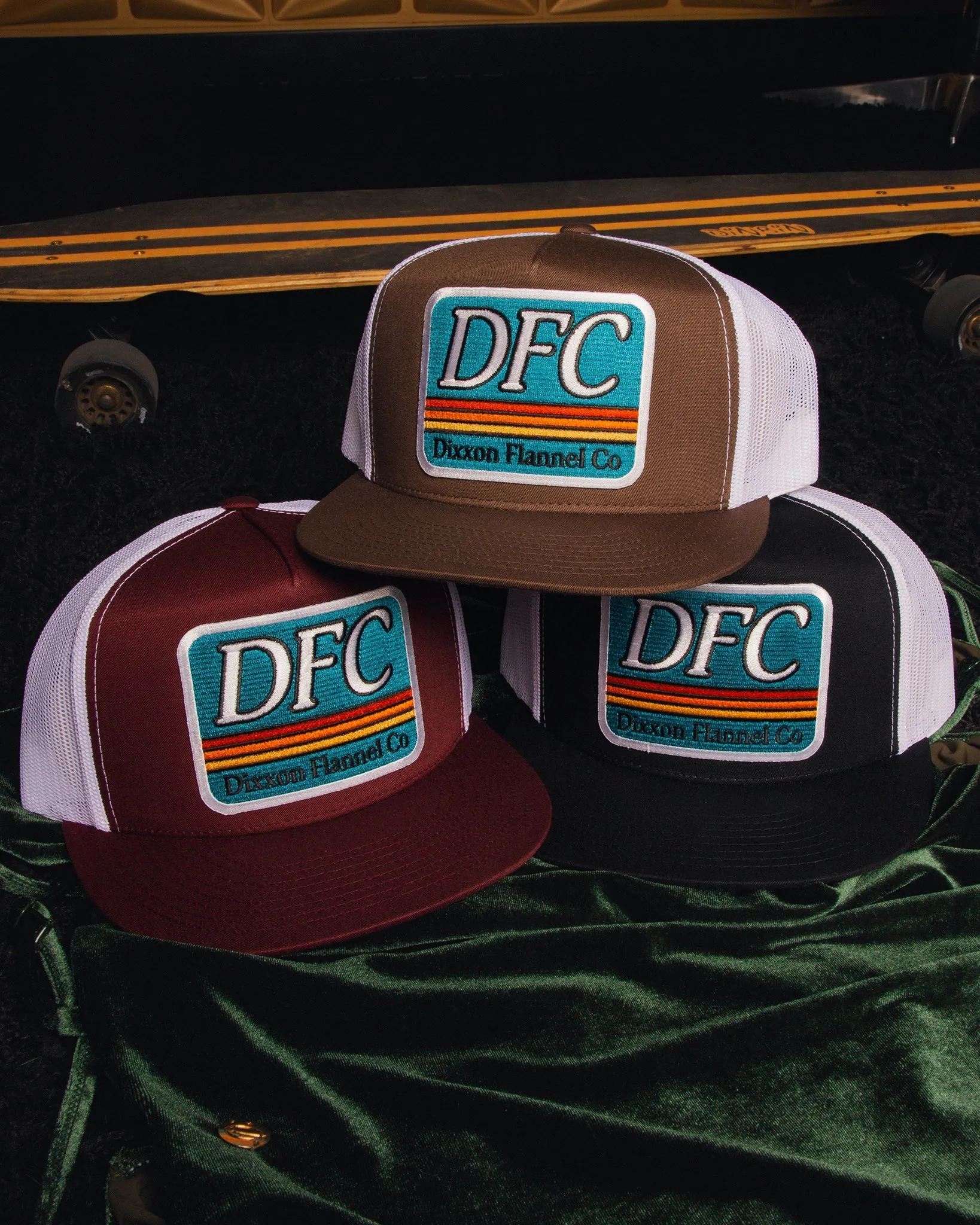 70s Steeze Flat Bill Trucker Snapback