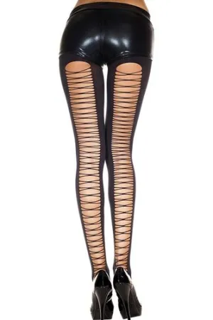 7243 Corset back spandex tights