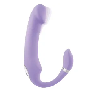 7.5-inch Evolved Silicone Purple Rechargeable G-spot Vibrator