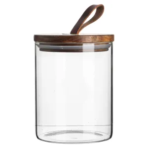 750ml Wooden Loop Lid Storage Jar - By Argon Tableware