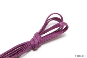 75cm Flat Waxed Dress Shoe Laces - Violet