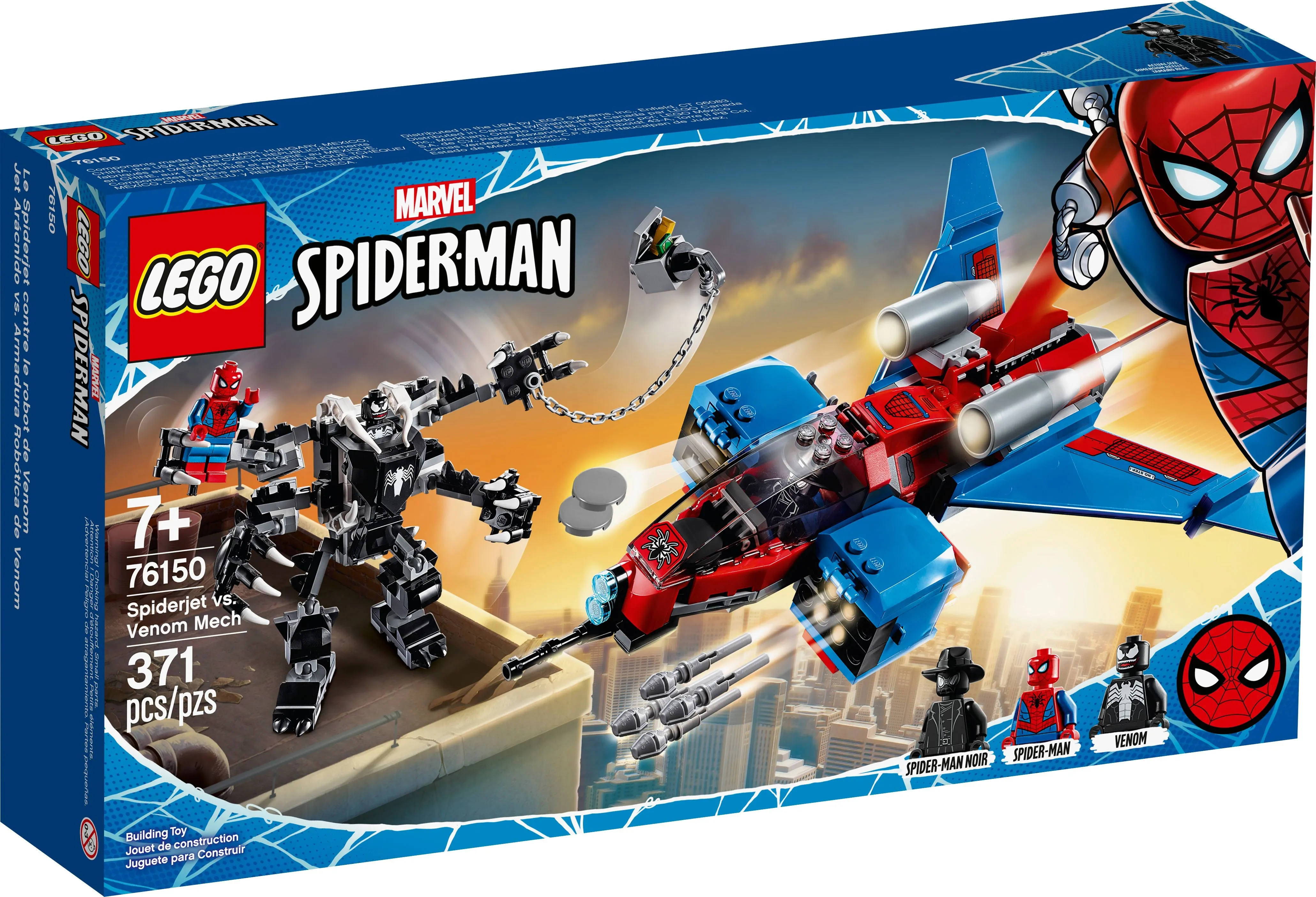 76150 LEGO® Marvel Super Heroes Spiderjet vs. Venom Mech