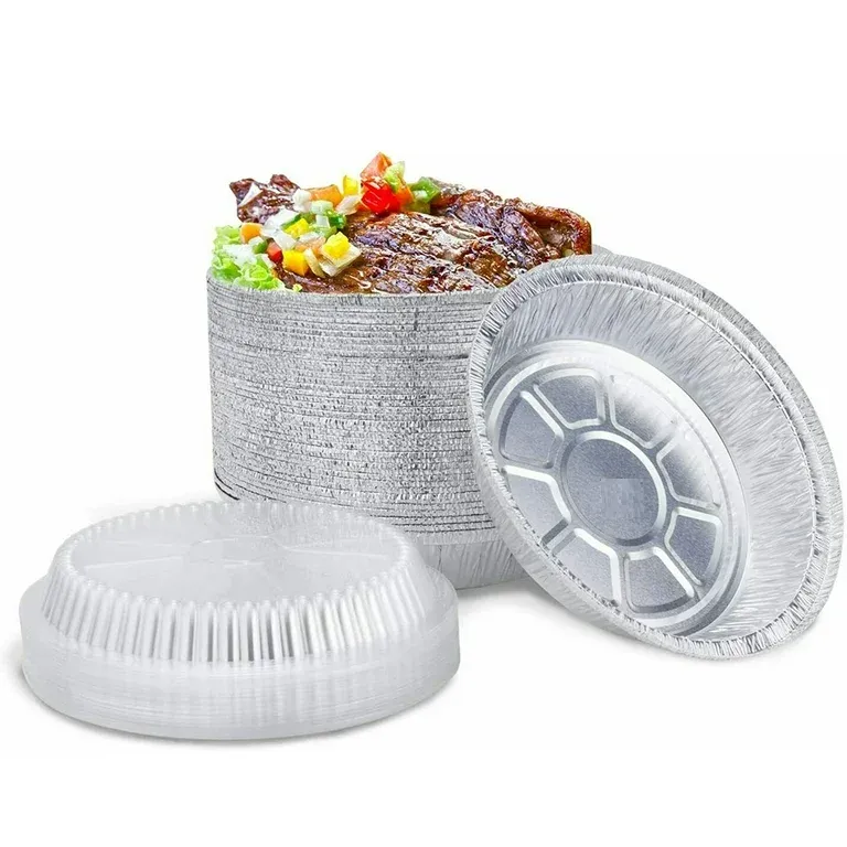 7" Clear Dome Lids for Aluminum Round Pan