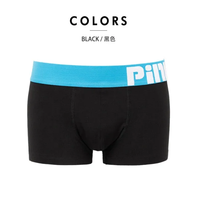 8 Colors Mens Popular Plus Size Underwear Breathable Cotton Spandex Underpants Panties Solid Man Shorts Boxers Trunks