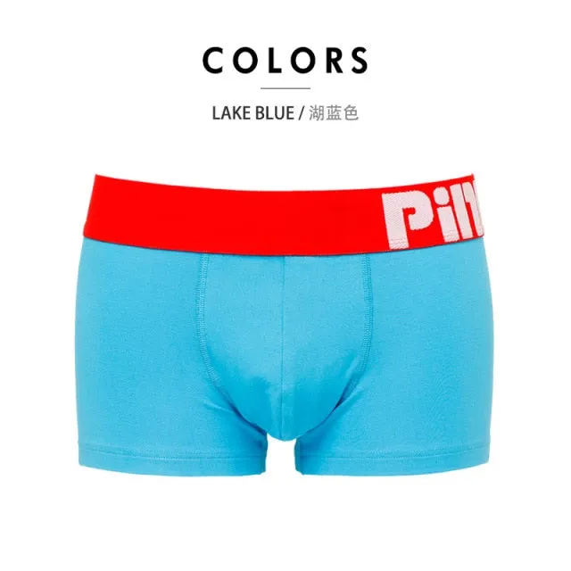 8 Colors Mens Popular Plus Size Underwear Breathable Cotton Spandex Underpants Panties Solid Man Shorts Boxers Trunks