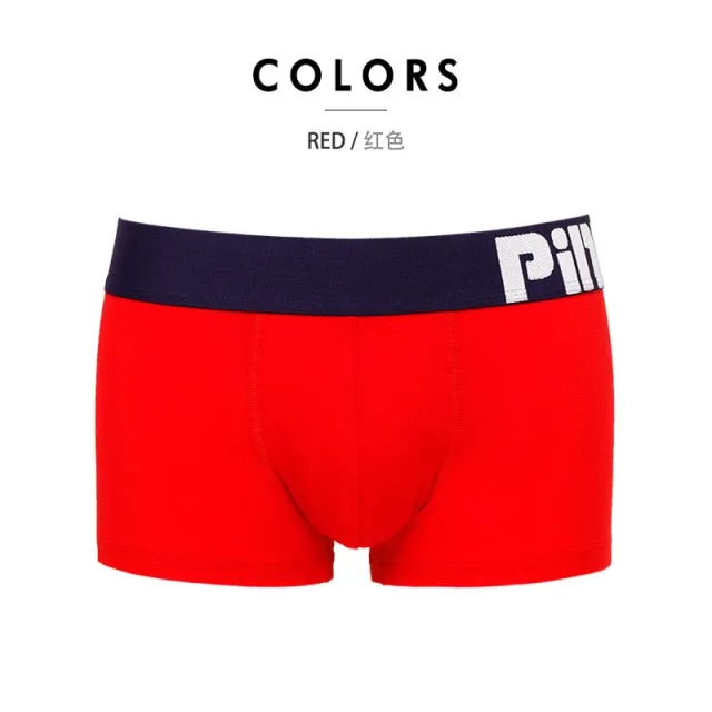 8 Colors Mens Popular Plus Size Underwear Breathable Cotton Spandex Underpants Panties Solid Man Shorts Boxers Trunks