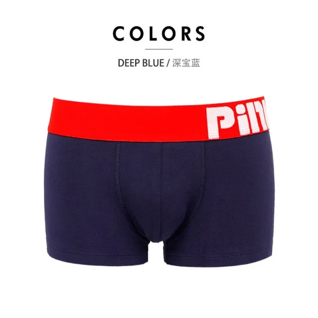 8 Colors Mens Popular Plus Size Underwear Breathable Cotton Spandex Underpants Panties Solid Man Shorts Boxers Trunks