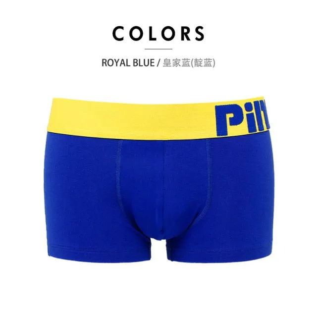 8 Colors Mens Popular Plus Size Underwear Breathable Cotton Spandex Underpants Panties Solid Man Shorts Boxers Trunks