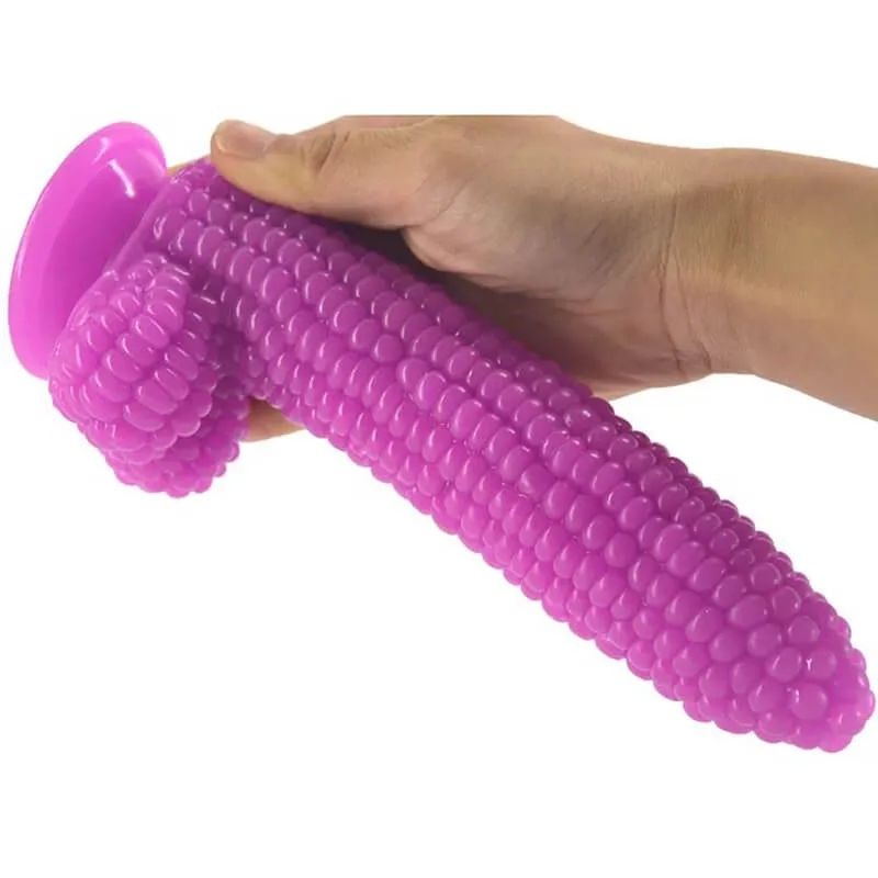 8 inch Realistic Corn Massage Big Novelties Vegetable Dildo