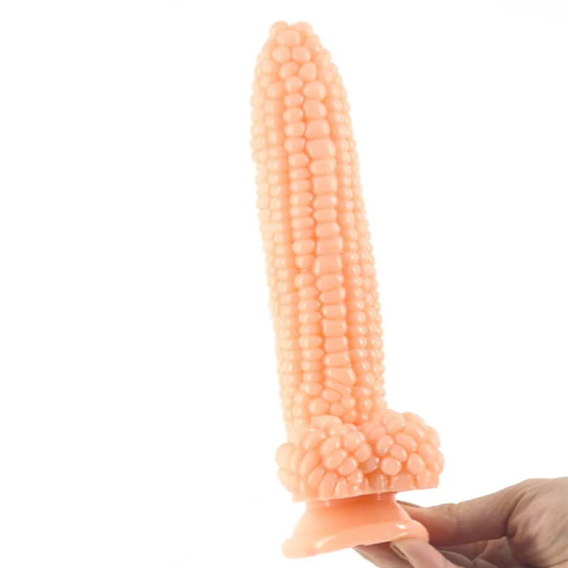 8 inch Realistic Corn Massage Big Novelties Vegetable Dildo