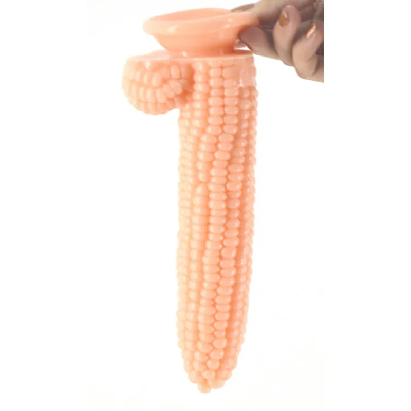 8 inch Realistic Corn Massage Big Novelties Vegetable Dildo