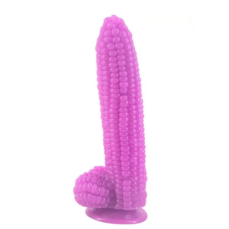 8 inch Realistic Corn Massage Big Novelties Vegetable Dildo