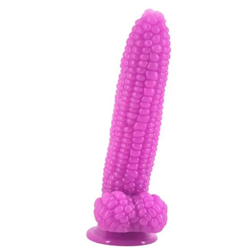 8 inch Realistic Corn Massage Big Novelties Vegetable Dildo