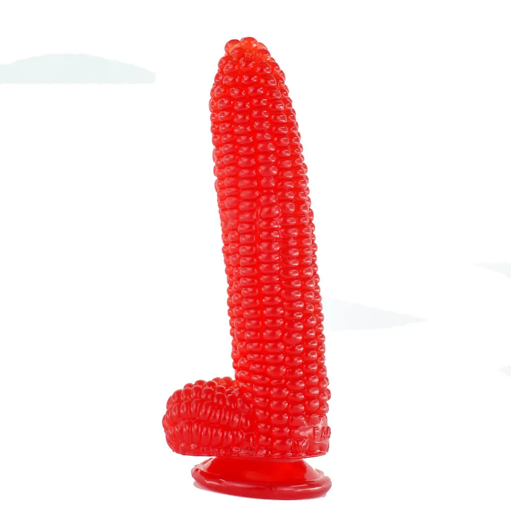 8 inch Realistic Corn Massage Big Novelties Vegetable Dildo