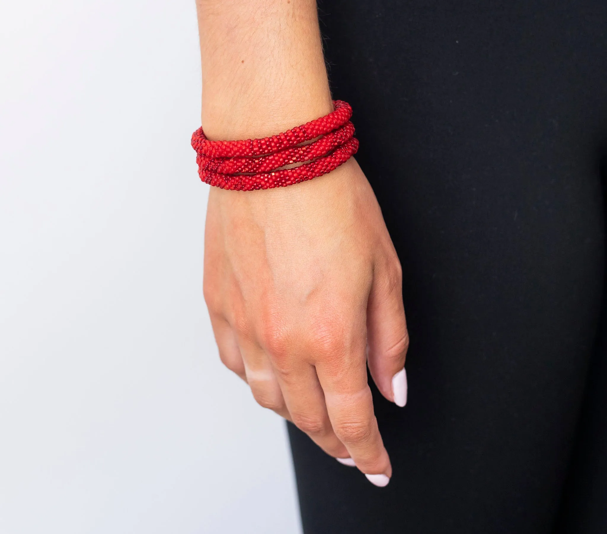 8 inch Roll-On® Bracelets <br> *NEW* Scarlet